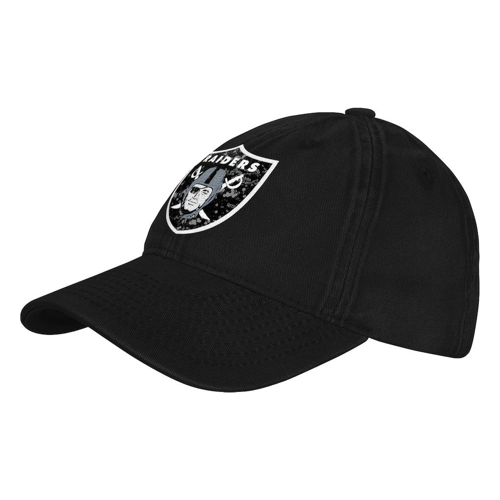 Las Vegas Raiders Outerstuff Girls Youth Gridiron Adjustable Hat - Black - NFL