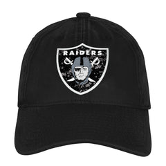 Las Vegas Raiders Outerstuff Girls Youth Gridiron Adjustable Hat - Black - NFL