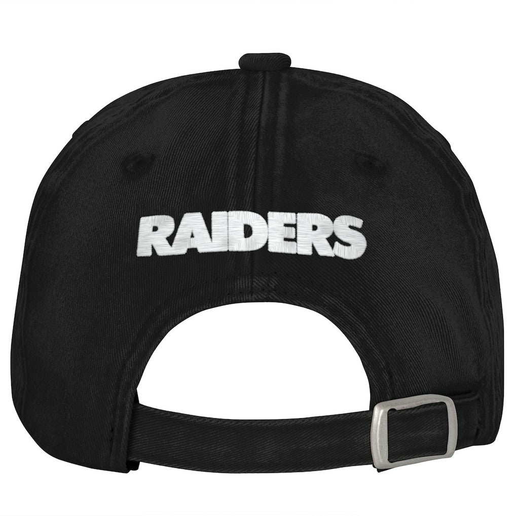 Las Vegas Raiders Outerstuff Girls Youth Gridiron Adjustable Hat - Black - NFL