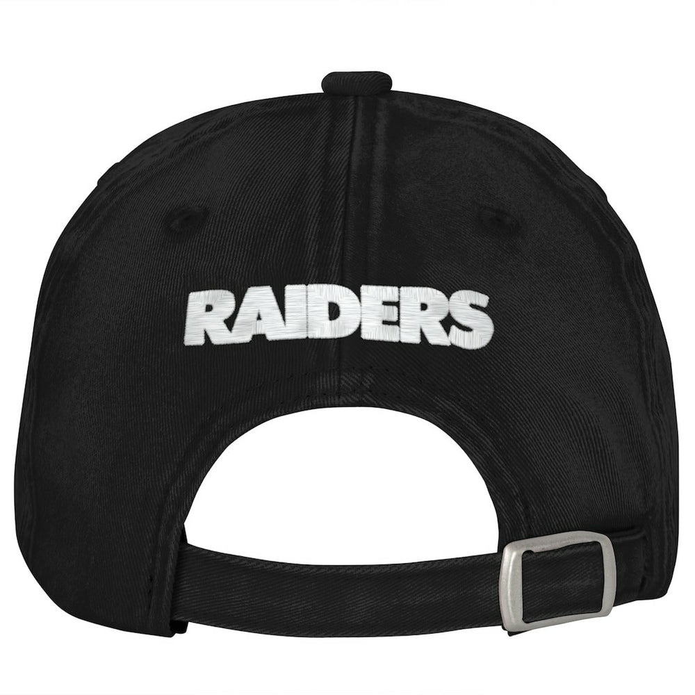 Las Vegas Raiders Outerstuff Girls Youth Gridiron Adjustable Hat - Black - NFL