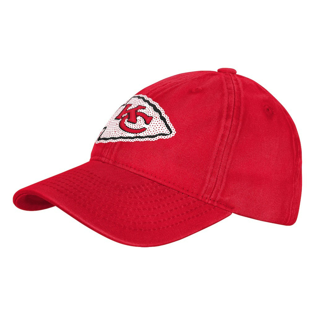 Kansas City Chiefs Outerstuff Girls Youth Gridiron Adjustable Hat - Red - NFL