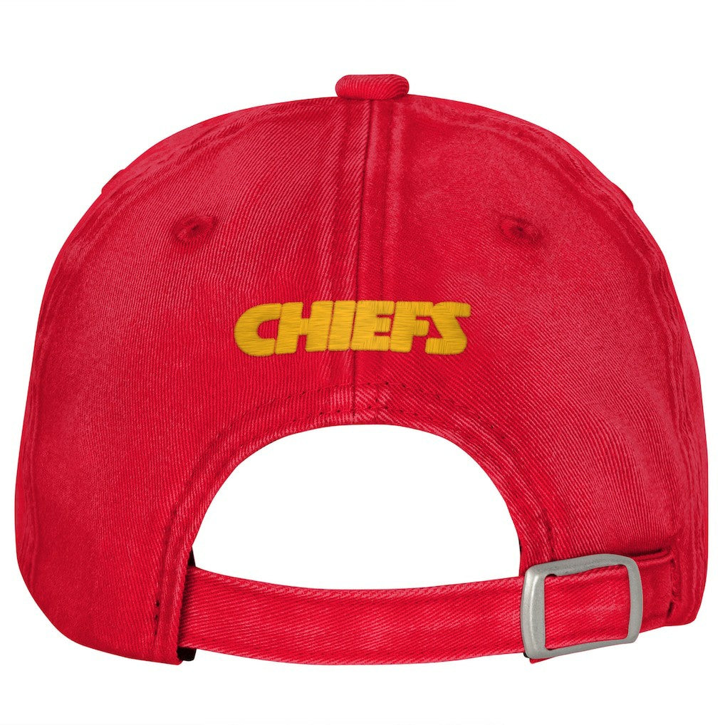 Kansas City Chiefs Outerstuff Girls Youth Gridiron Adjustable Hat - Red - NFL