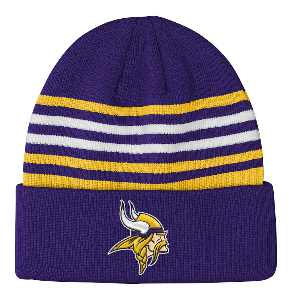 Minnesota Vikings Outerstuff Essentials Cuffed Knit Hat - Purple - NFL