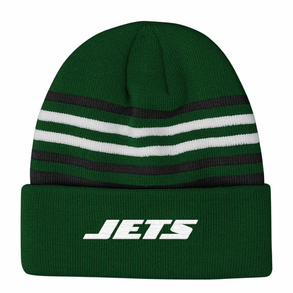 New York Jets Outerstuff Essentials Cuffed Knit Hat - Green - NFL