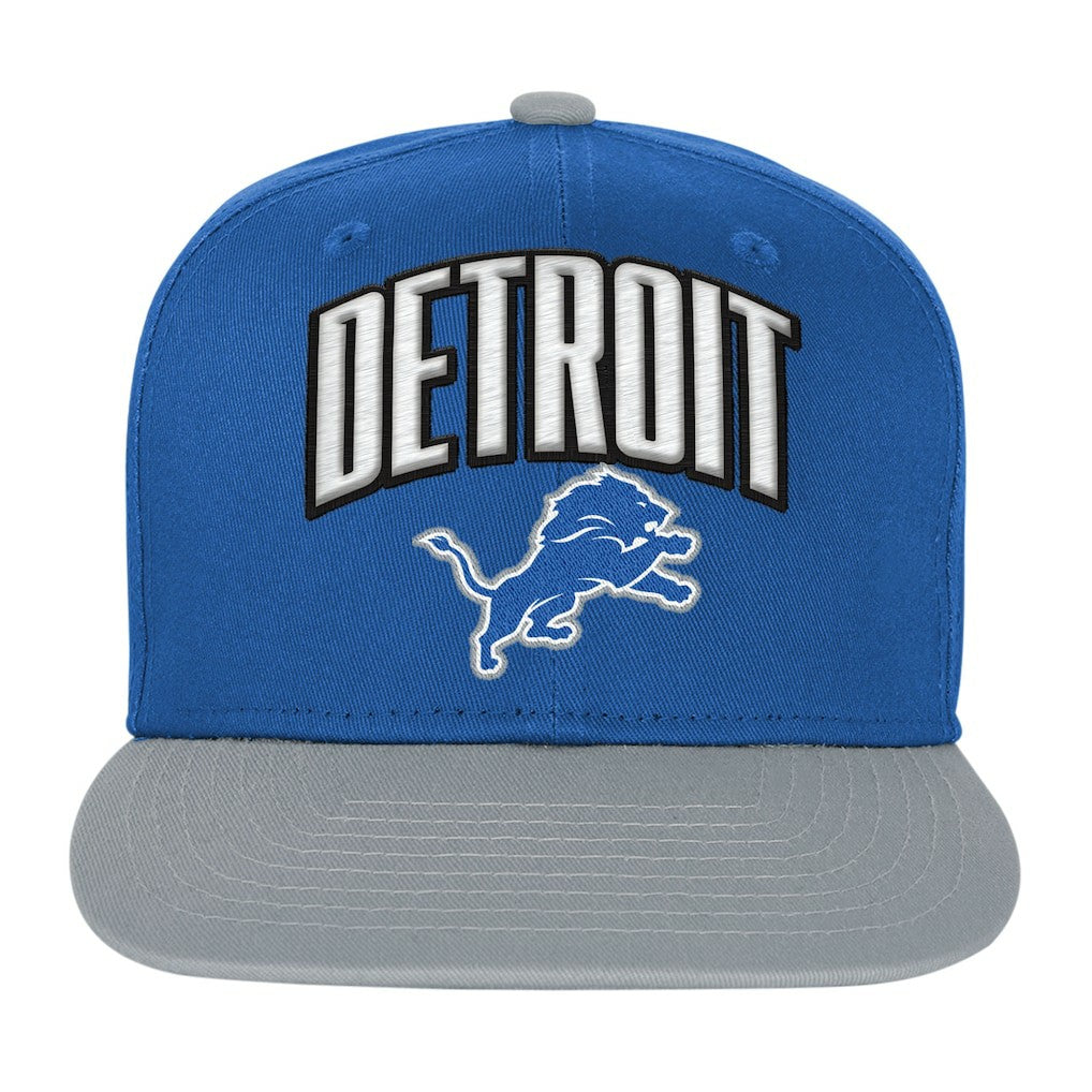 Detroit Lions Outerstuff Preschool Essentials Snapback Hat - Blue - NFL