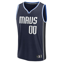 Fanatics Dallas Mavericks Fast Break Custom Jersey Statement Editi- Navy