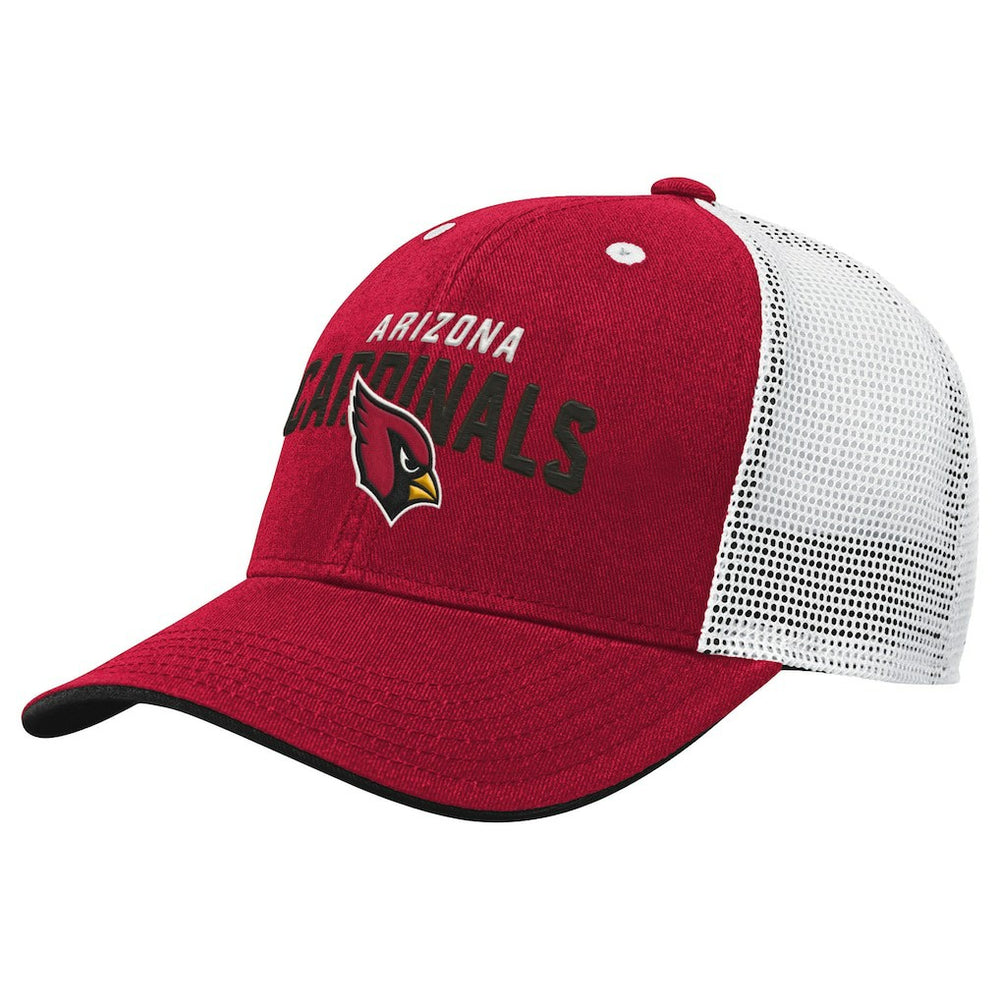 Arizona Cardinals Outerstuff Youth Core Lockup Trucker Adjustable Hat - Cardinal - NFL