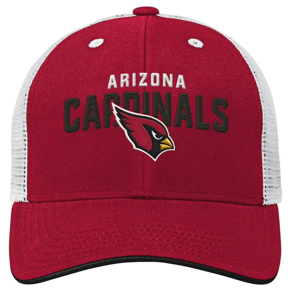 Arizona Cardinals Outerstuff Youth Core Lockup Trucker Adjustable Hat - Cardinal - NFL