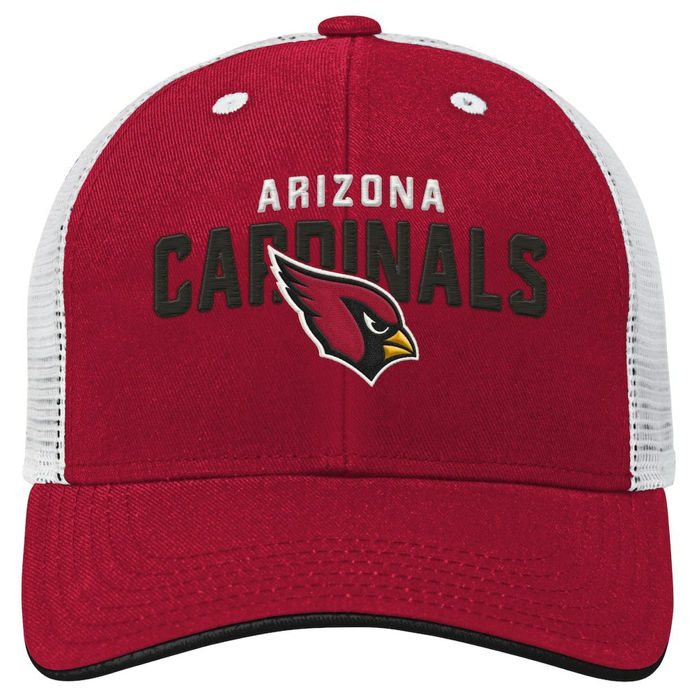 Arizona Cardinals Outerstuff Youth Core Lockup Trucker Adjustable Hat - Cardinal - NFL