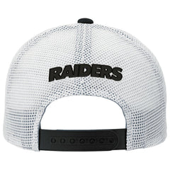 Las Vegas Raiders Outerstuff Youth Core Lockup Trucker Adjustable Hat - Black - NFL
