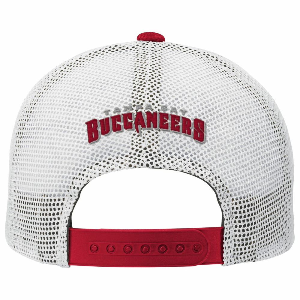 Tampa Bay Buccaneers Outerstuff Youth Core Lockup Trucker Adjustable Hat - Red - NFL