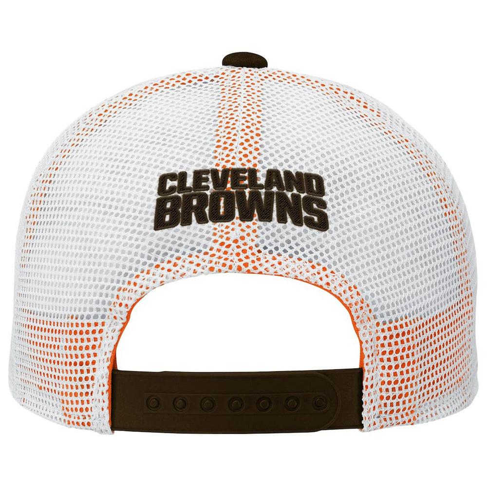 Cleveland Browns Outerstuff Preschool Core Lockup Trucker Adjustable hat - Brown - NFL