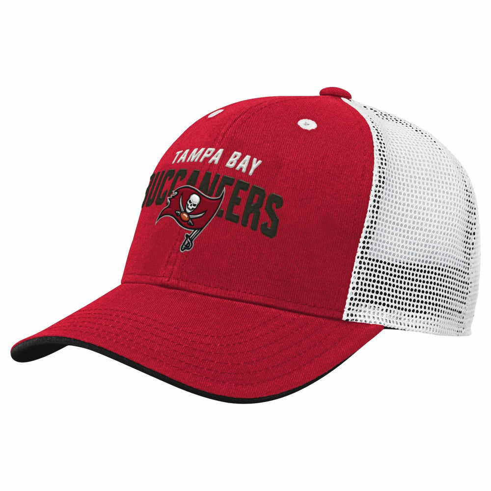 Tampa Bay Buccaneers Outerstuff Preschool Core Lockup Trucker Adjustable hat - Red - NFL