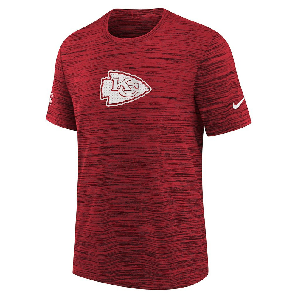 Kansas City Chiefs Youth Sideline Velocity Performance T-Shirt - Red - Nike