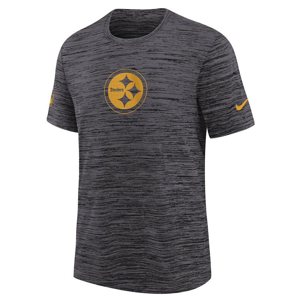 Pittsburgh Steelers Youth Sideline Velocity Performance T-Shirt - Black - Nike
