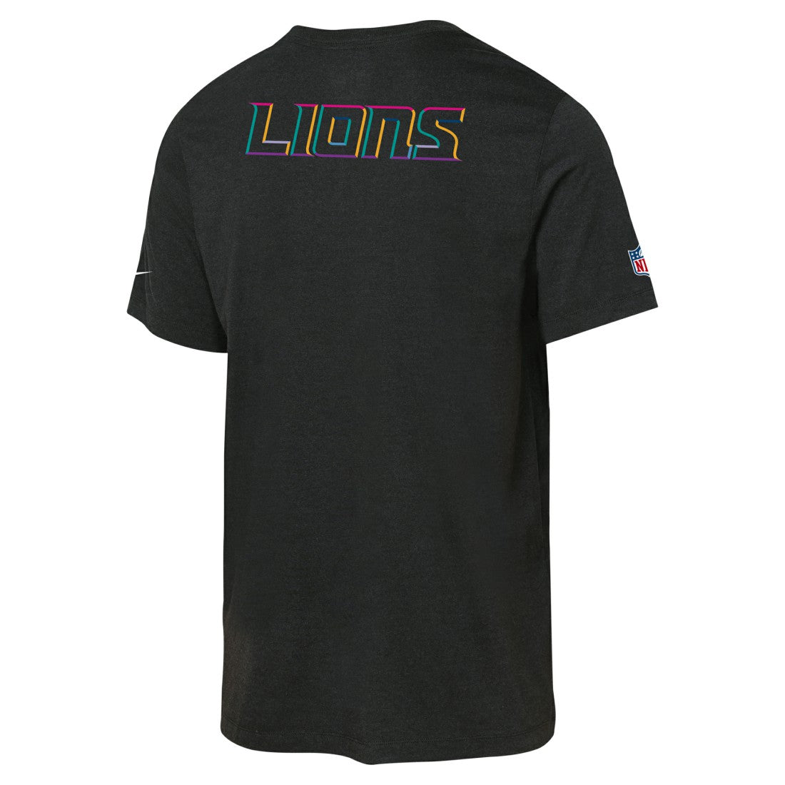 Detroit Lions Youth 2025 NFL Crucial Catch Tri-Blend Dri-FIT T-Shirt - Black - Nike