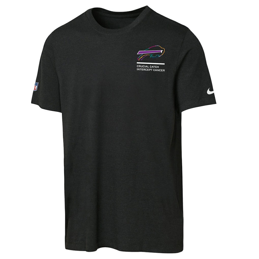 Buffalo Bills Youth 2025 NFL Crucial Catch Tri-Blend Dri-FIT T-Shirt - Black - Nike