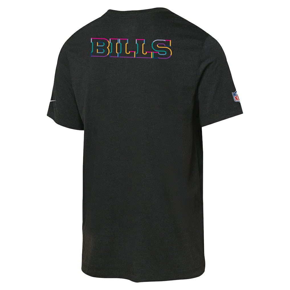 Buffalo Bills Youth 2025 NFL Crucial Catch Tri-Blend Dri-FIT T-Shirt - Black - Nike