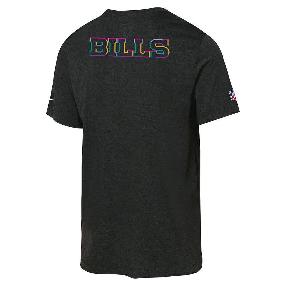 Buffalo Bills Youth 2025 NFL Crucial Catch Tri-Blend Dri-FIT T-Shirt - Black - Nike