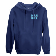 Manchester City 1863FC Wordmark Fleece Pullover Hoodie Navy