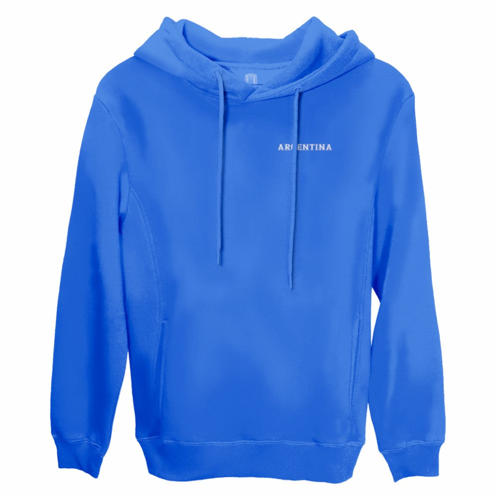 Argentina National Team 1863FC Wordmark Fleece Pullover Hoodie Blue