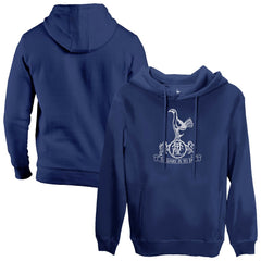 Tottenham Hotspur 1863FC Mono Badge Fleece Pullover Hoodie Navy