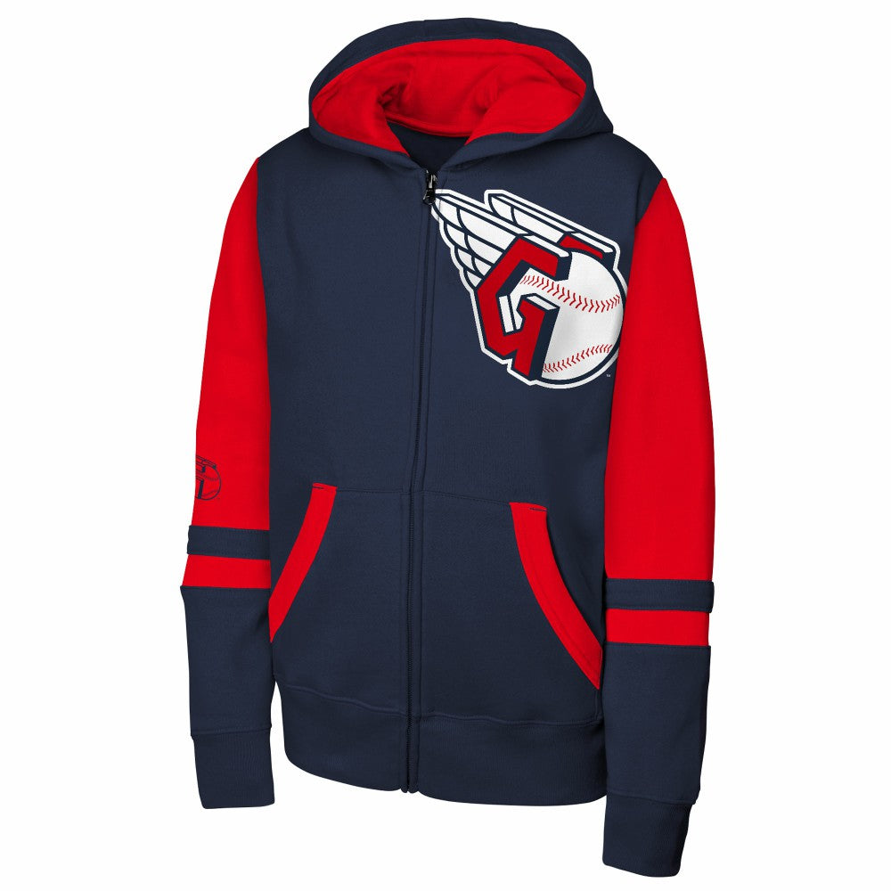 Cleveland Guardians Outerstuff Youth Stadium Colorblock Full-Zip Hoodie Near Me