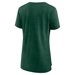 Green Bay Packers Women's Vintage Arch Tri-Blend T-Shirt - Green - NFL