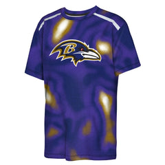 Baltimore Ravens Outerstuff Youth End Zone Dri-Tek T-Shirt - Purple - NFL