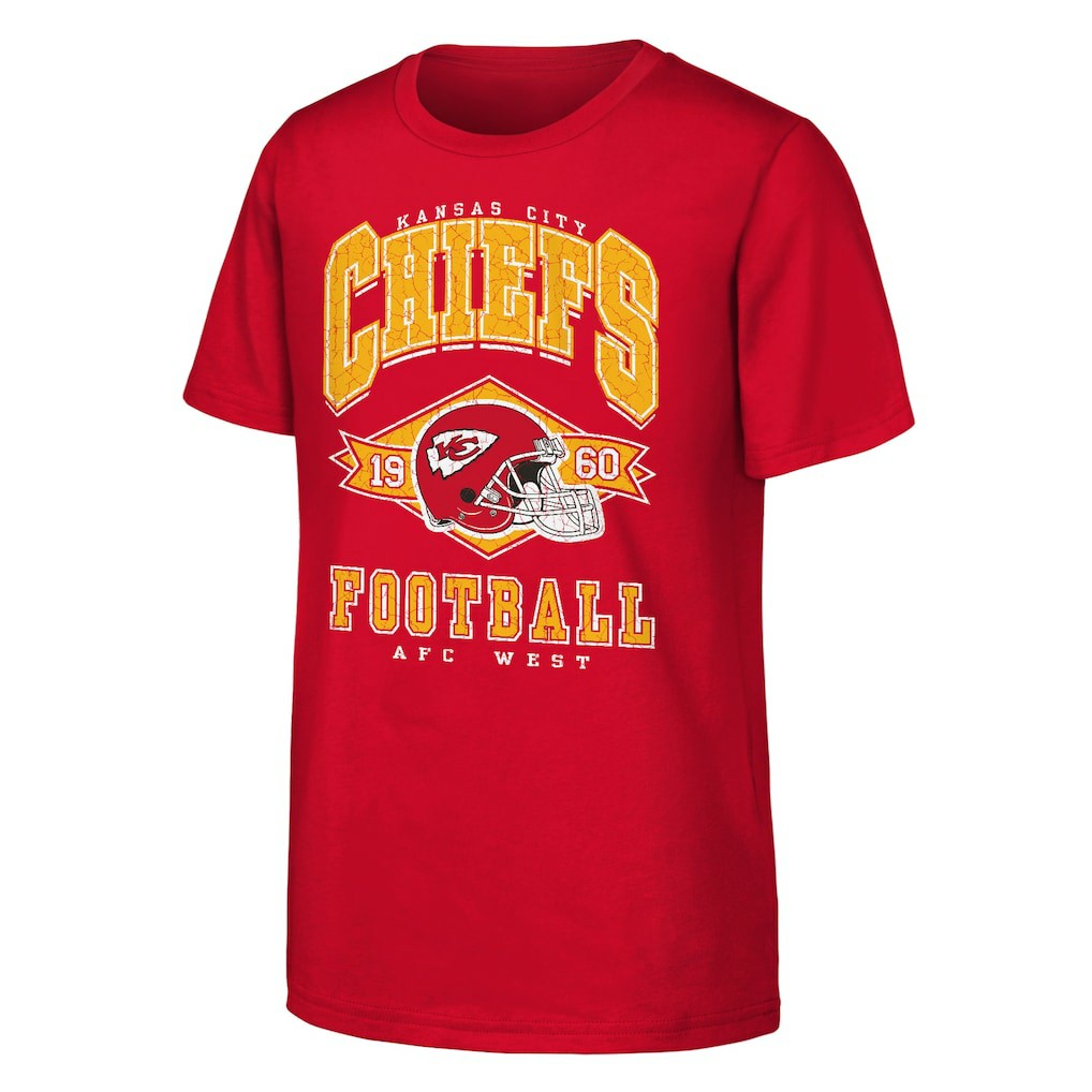 Kansas City Chiefs Outerstuff Youth Kick Off T-Shirt - Red - NFL