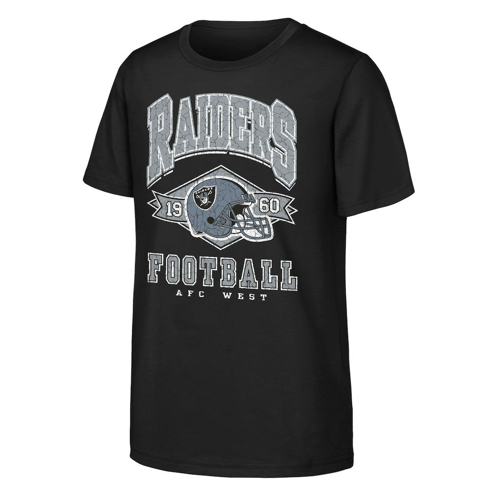 Las Vegas Raiders Outerstuff Youth Kick Off T-Shirt - Black - NFL