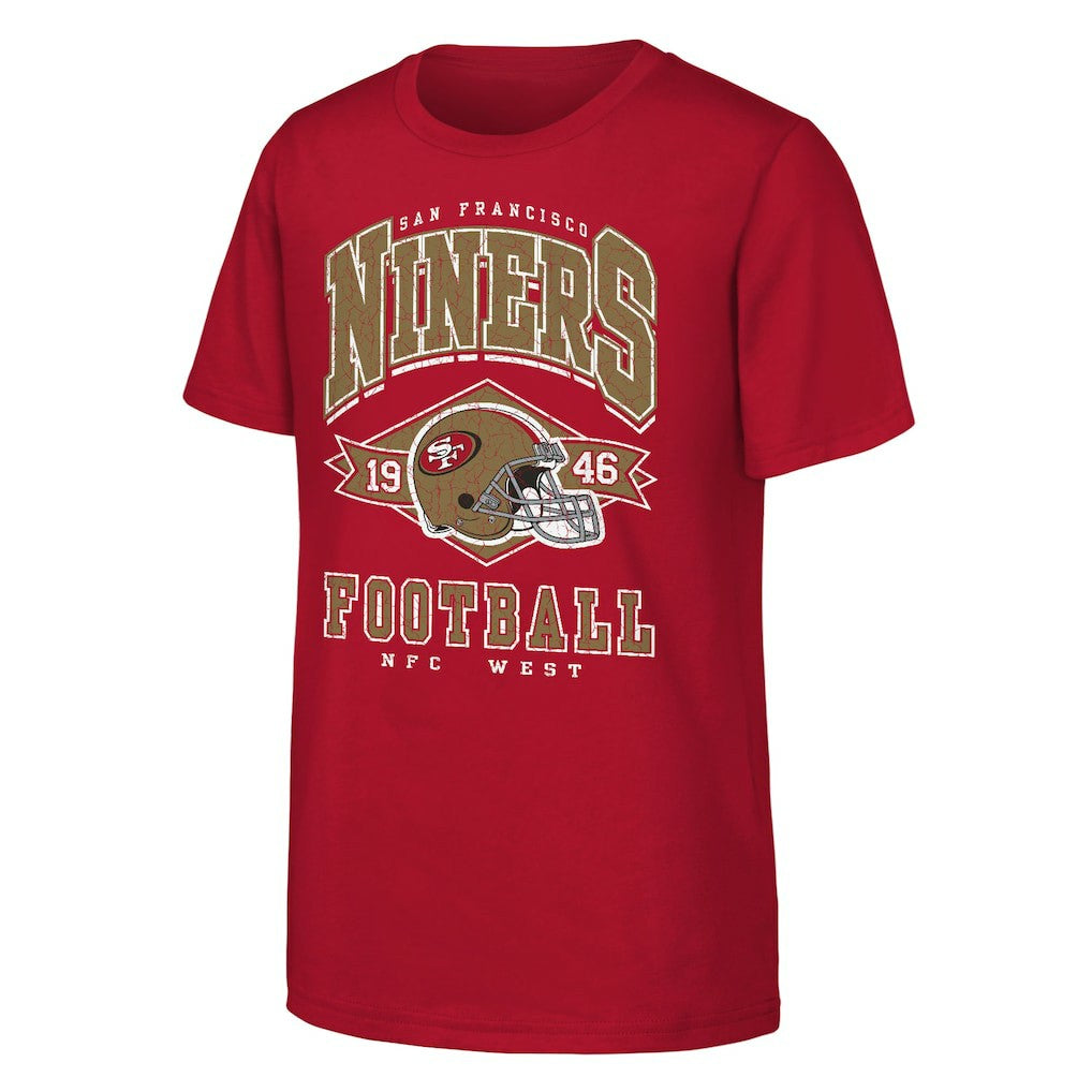 San Francisco 49ers Outerstuff Youth Kick Off T-Shirt - Scarlet - NFL
