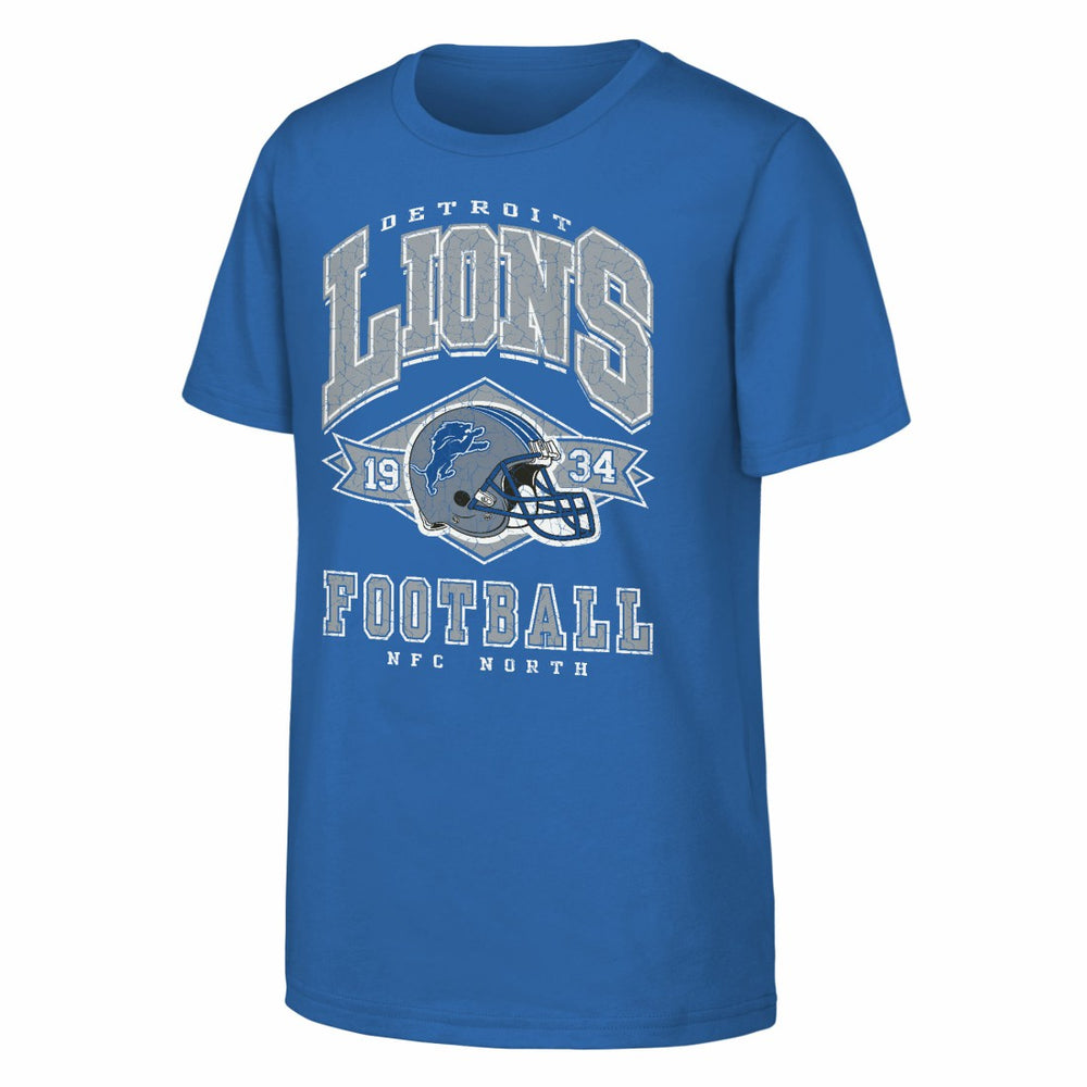 Detroit Lions Outerstuff Youth Kick Off T-Shirt - Blue - NFL