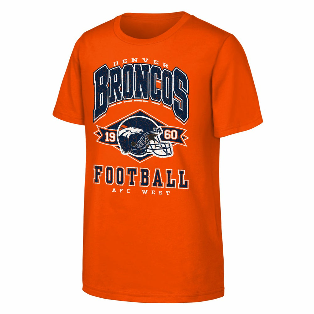 Denver Broncos Outerstuff Youth Kick Off T-Shirt - Orange - NFL