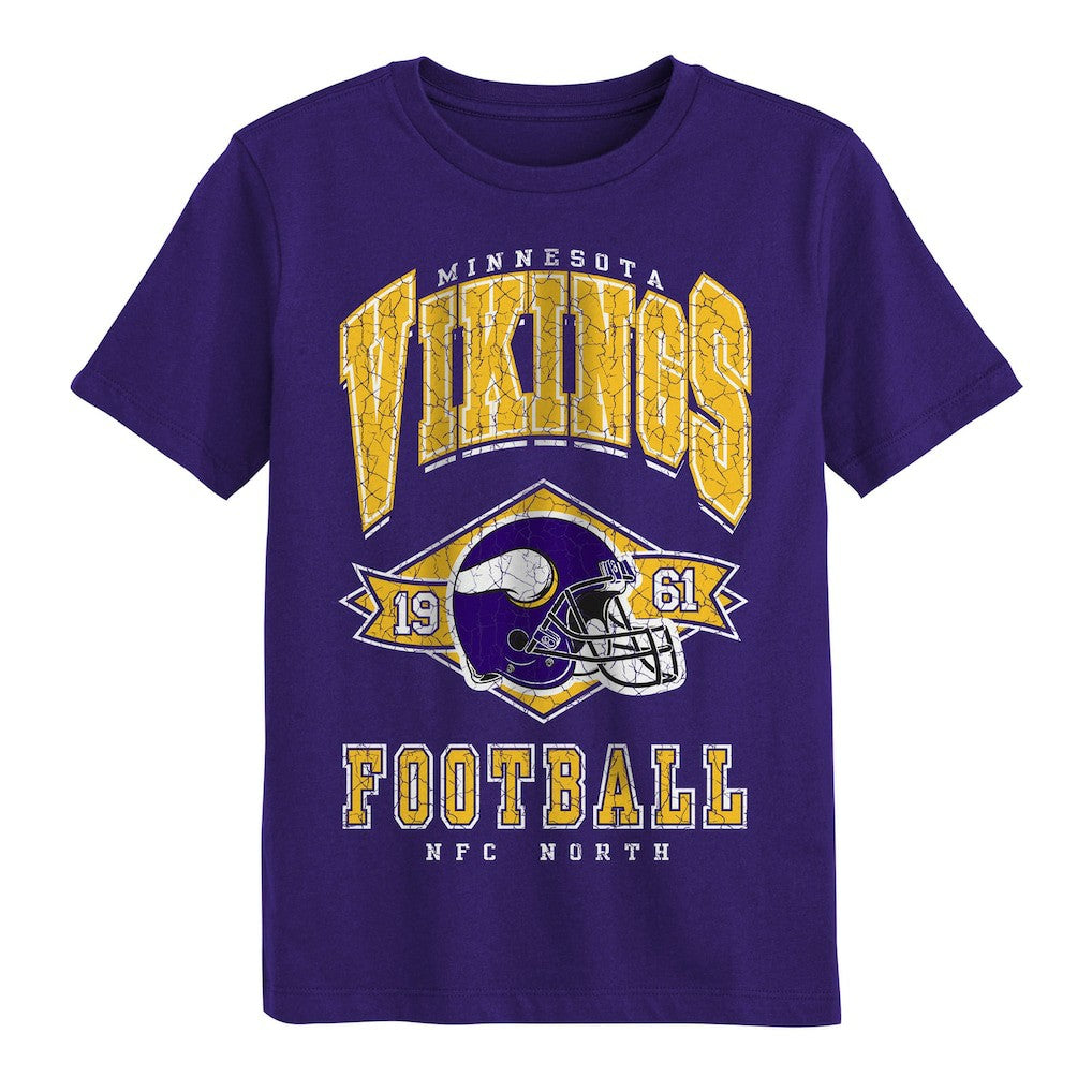 Minnesota Vikings Outerstuff Preschool Kick Off T-Shirt - Purple - NFL