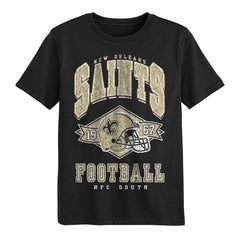 New Orleans Saints Outerstuff Preschool Kick Off T-Shirt - Black - NFL
