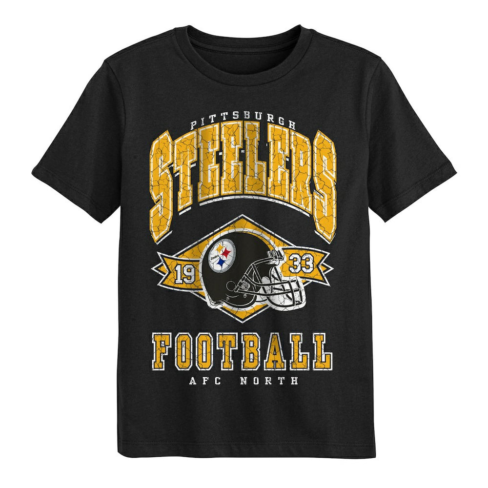 Pittsburgh Steelers Outerstuff Preschool Kick Off T-Shirt - Black - NFL