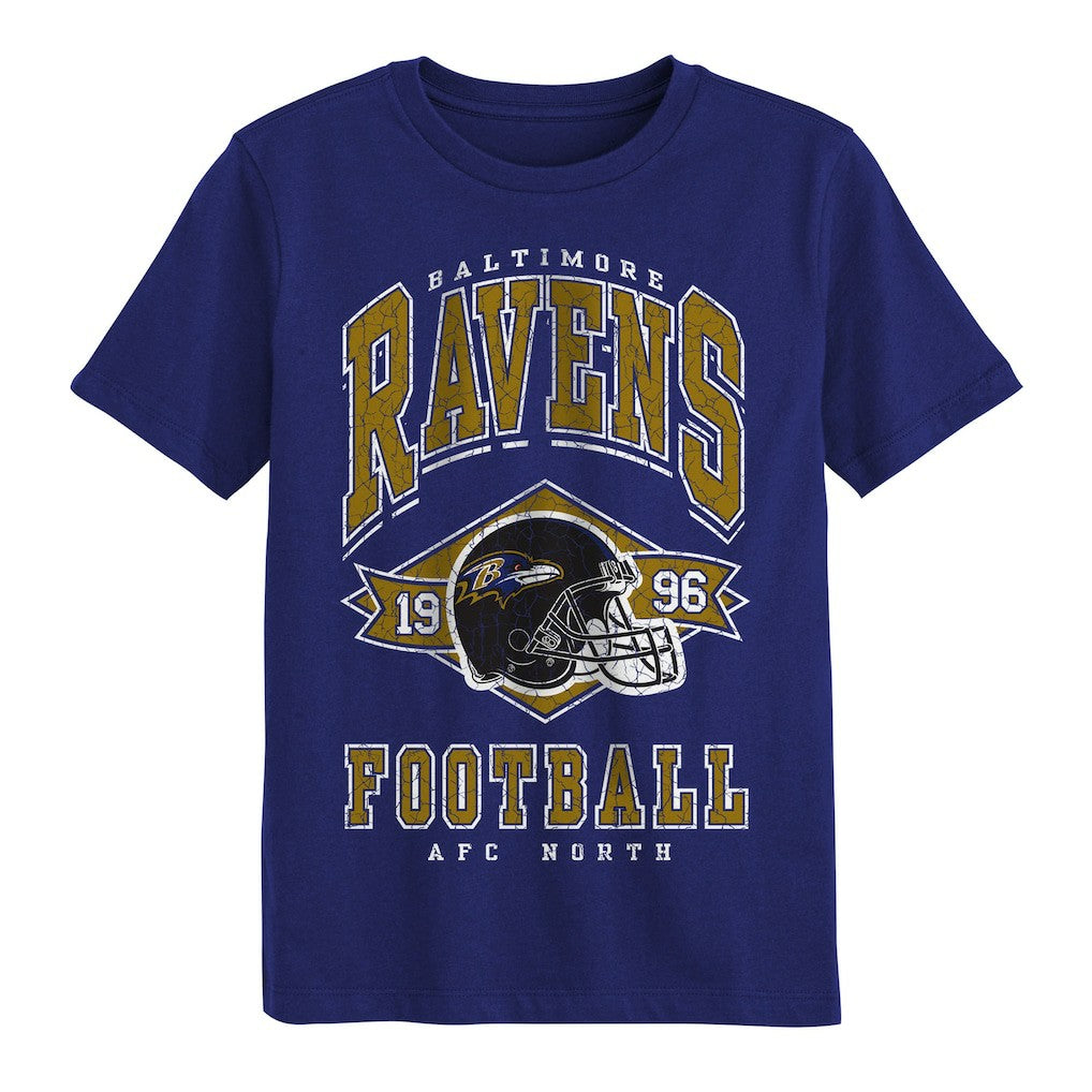 Baltimore Ravens Outerstuff Preschool Kick Off T-Shirt - Purple - NFL
