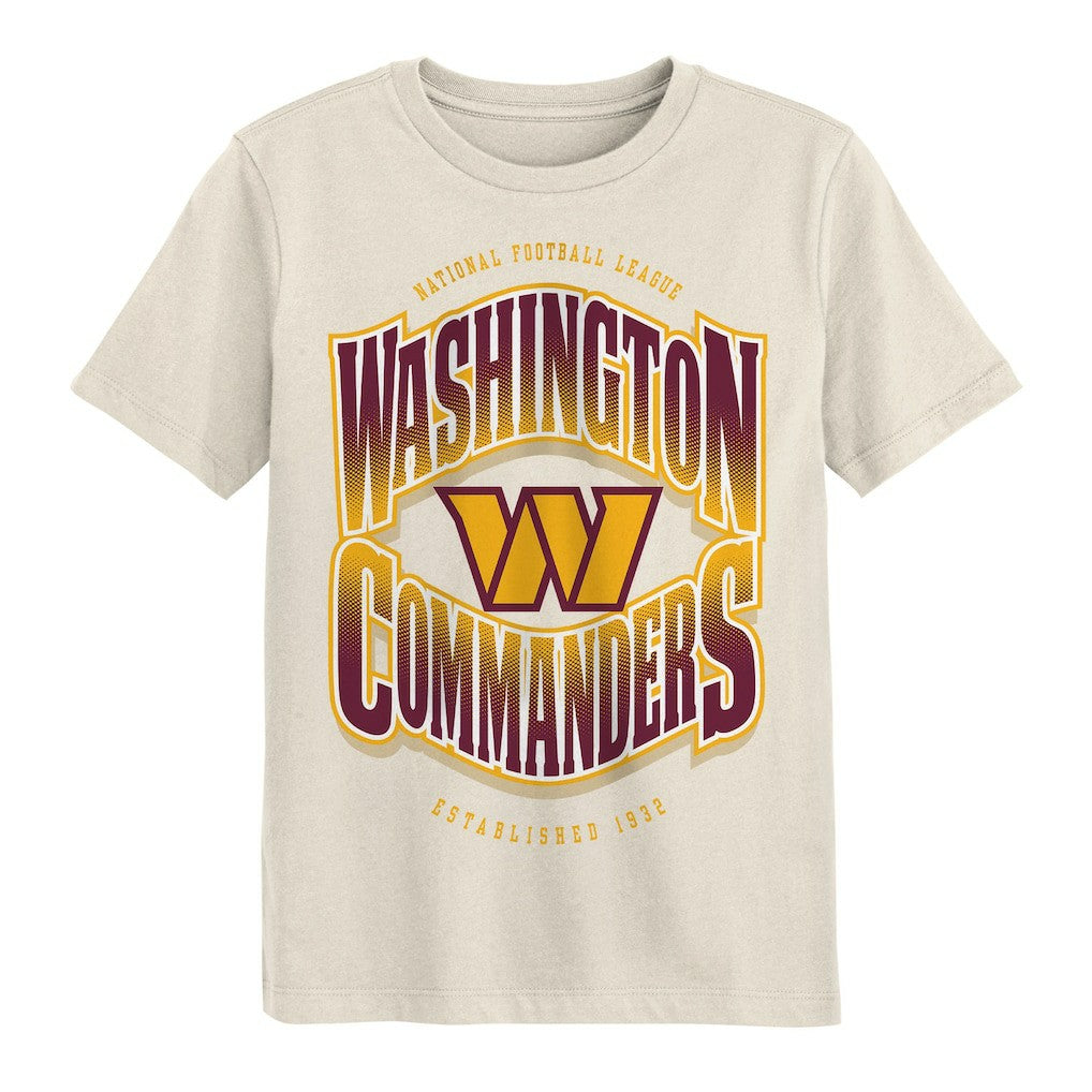 Washington Commanders Outerstuff Youth Huddle T-Shirt - Cream - NFL