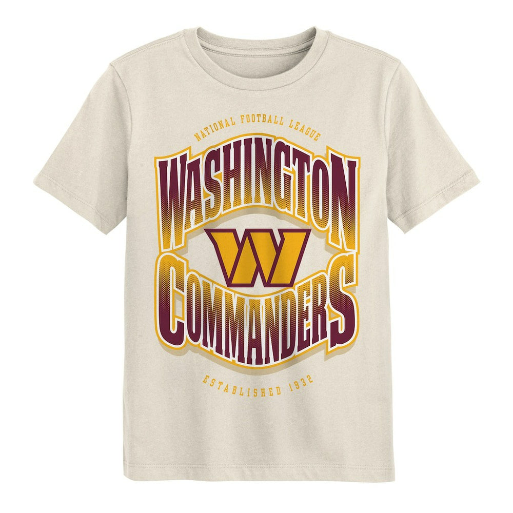 Washington Commanders Outerstuff Youth Huddle T-Shirt - Cream - NFL