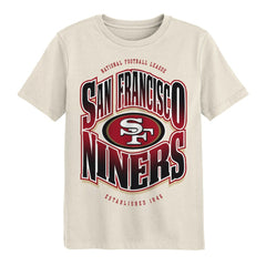 San Francisco 49ers Outerstuff Youth Huddle T-Shirt - Cream - NFL