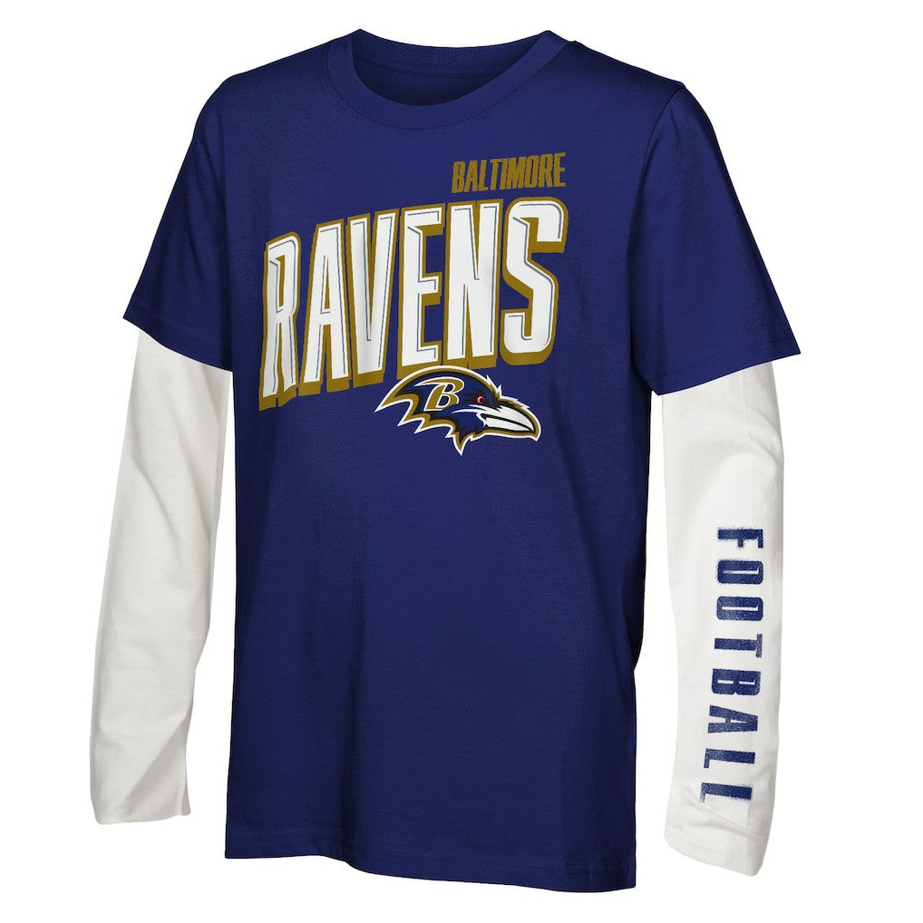 Baltimore Ravens Outerstuff Youth The Mix Combo T-Shirt Set - NFL