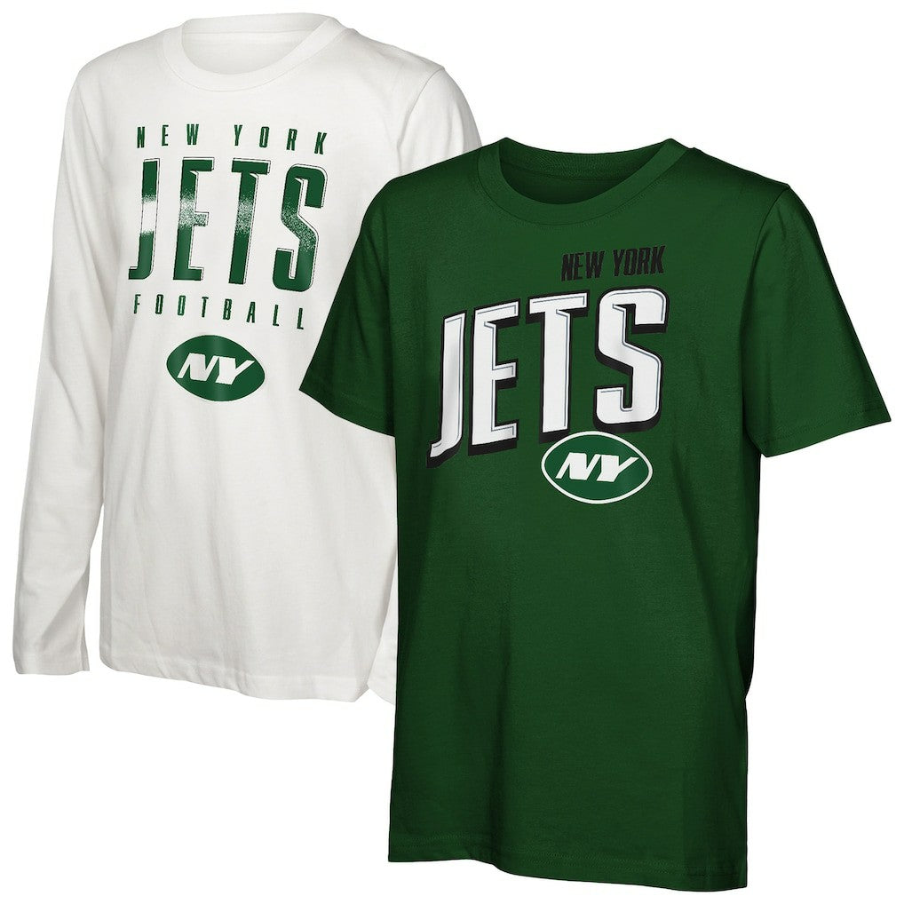 New York Jets Outerstuff Preschool The Mix Combo T-Shirt Set - NFL