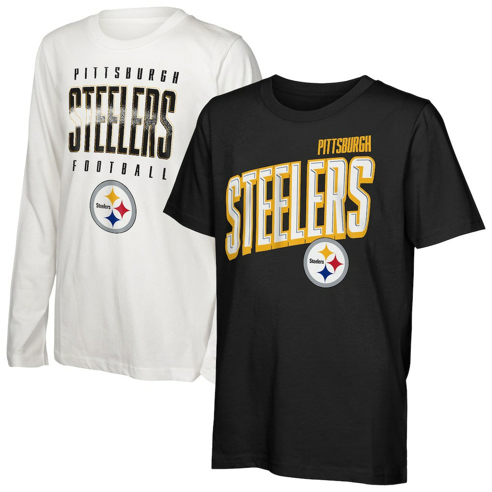 Pittsburgh Steelers Outerstuff Preschool The Mix Combo T-Shirt Set - NFL