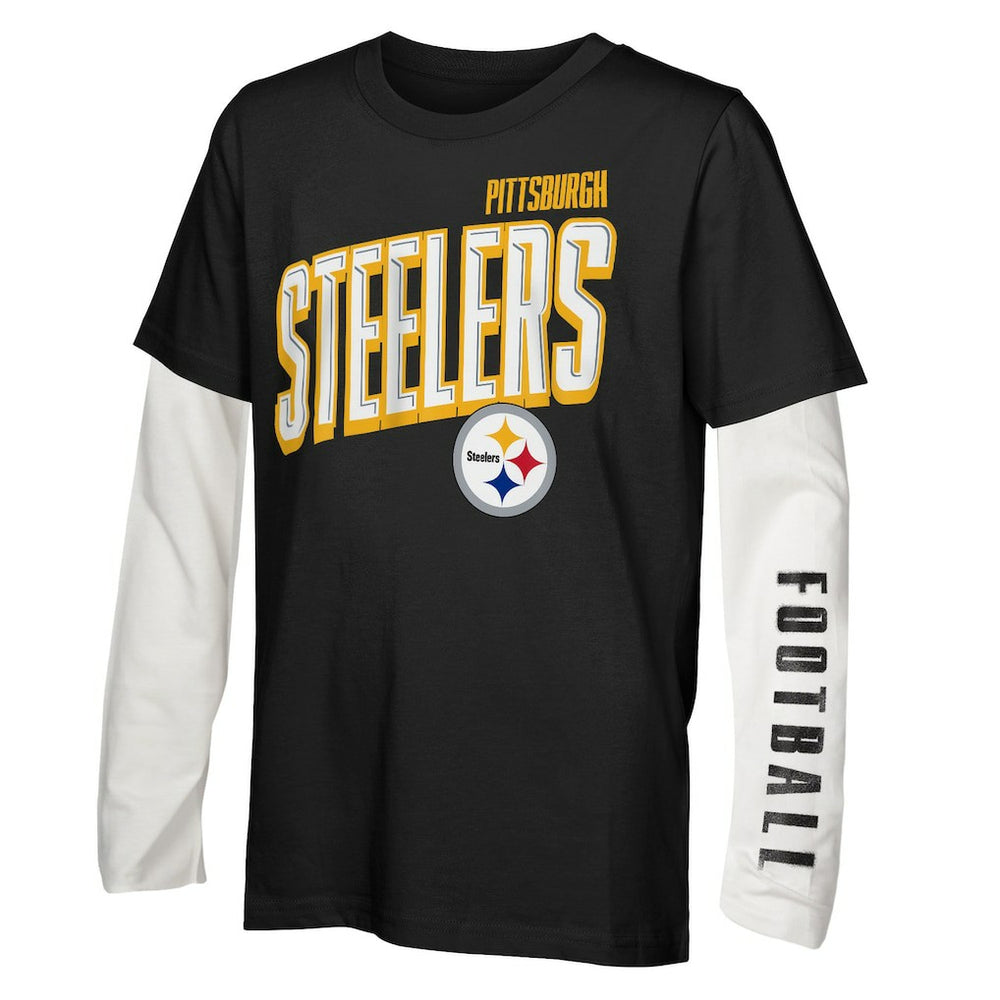 Pittsburgh Steelers Outerstuff Preschool The Mix Combo T-Shirt Set - NFL