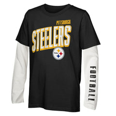 Pittsburgh Steelers Outerstuff Preschool The Mix Combo T-Shirt Set - NFL