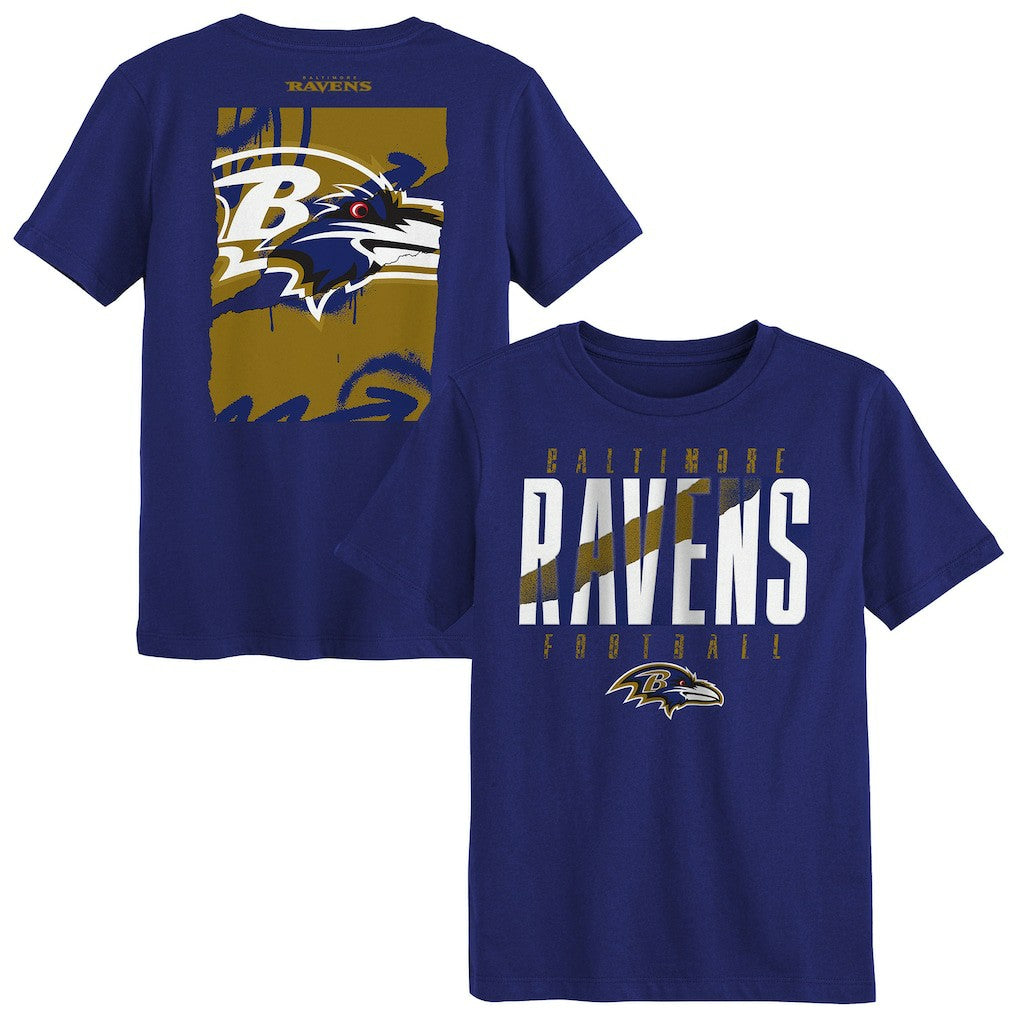 Baltimore Ravens Outerstuff Preschool Posterize T-Shirt - Purple - NFL