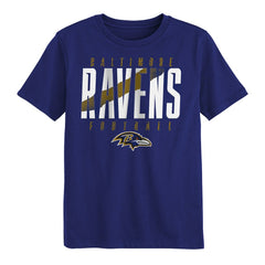 Baltimore Ravens Outerstuff Preschool Posterize T-Shirt - Purple - NFL