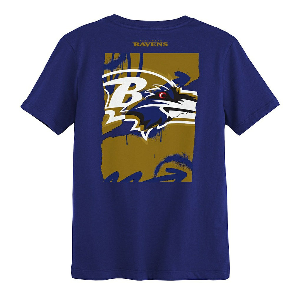 Baltimore Ravens Outerstuff Preschool Posterize T-Shirt - Purple - NFL