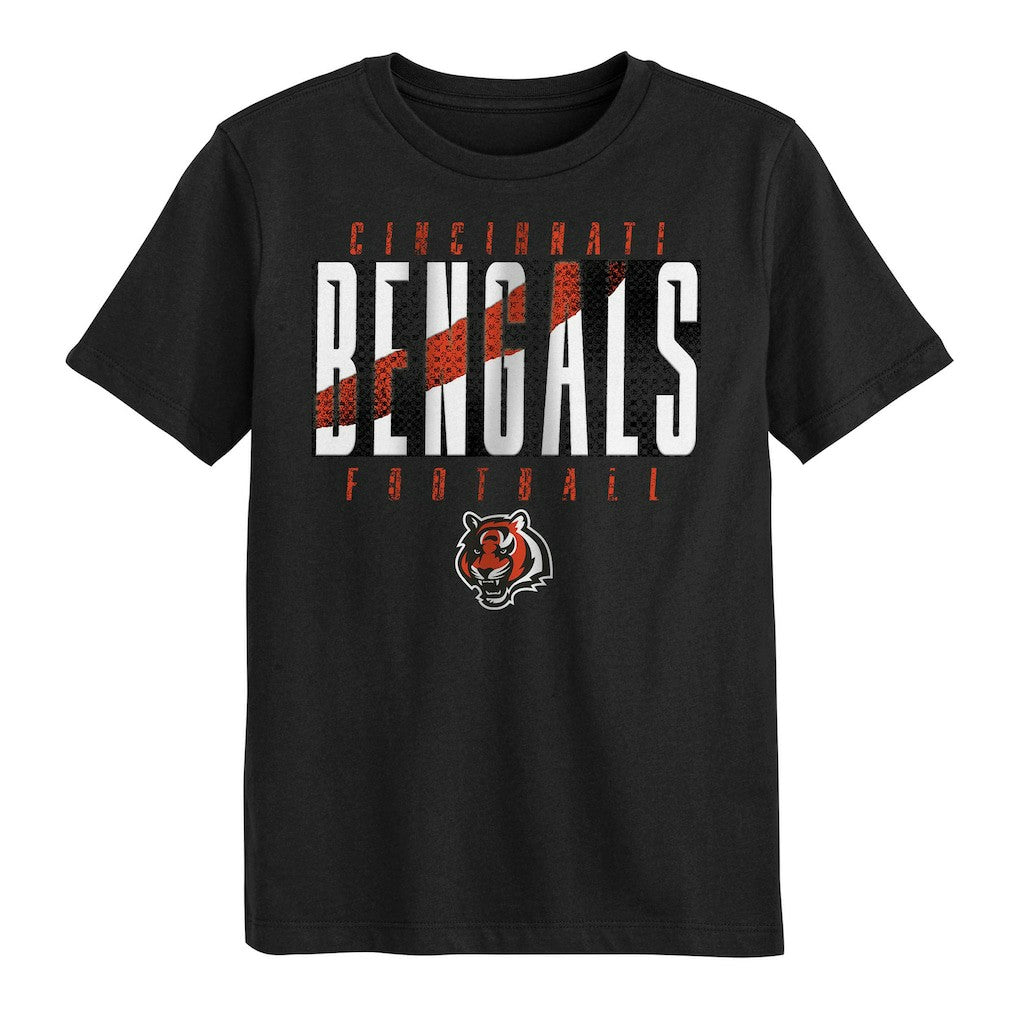 Cincinnati Bengals Outerstuff Preschool Posterize T-Shirt - Black - NFL